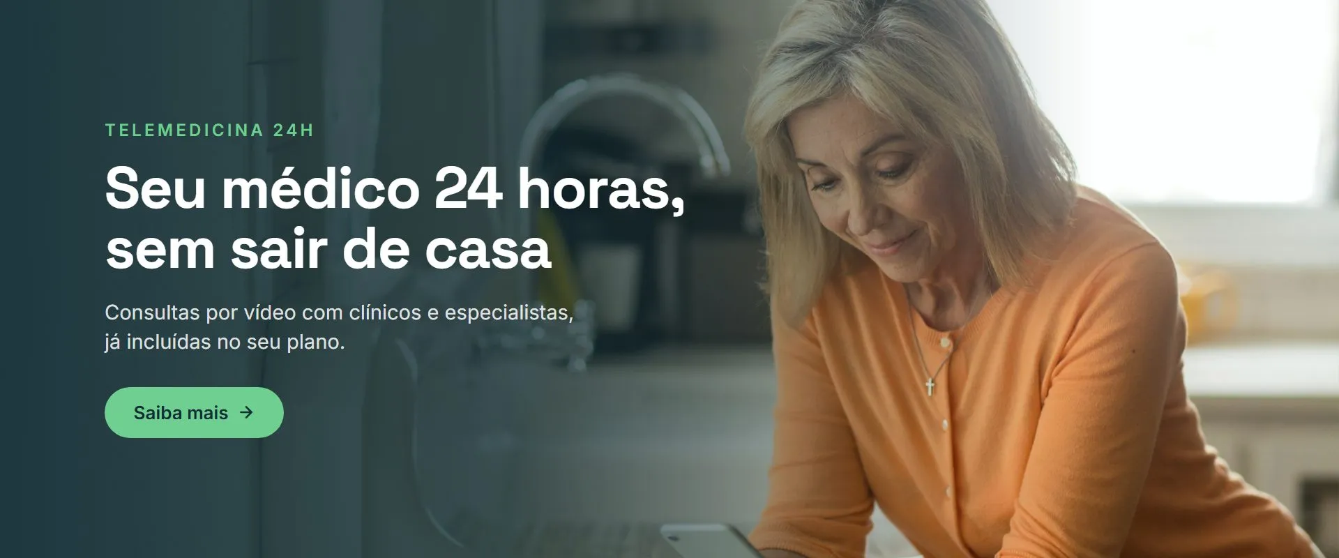 Telemedicina 24h: seu médico sem sair de casa
